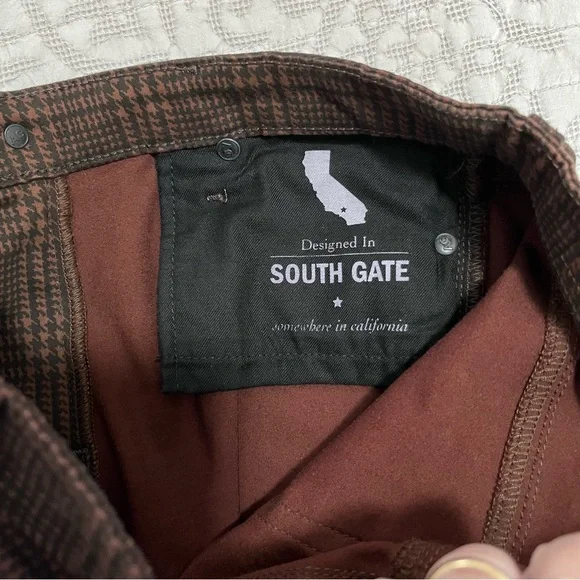 AG ADRIANO GOLDSCHMIED PRIMA ANKLE IN HOUNDSTOOTH PLAID FOLKSTONE SIZE 27 - Picture 10 of 15